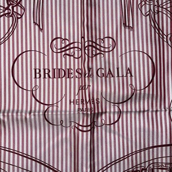 Hermes Bridges de Galla Large Silk Scarf - Picture 3 of 6